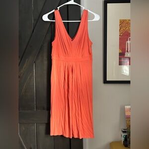 LOFT Peach Jersey Dress